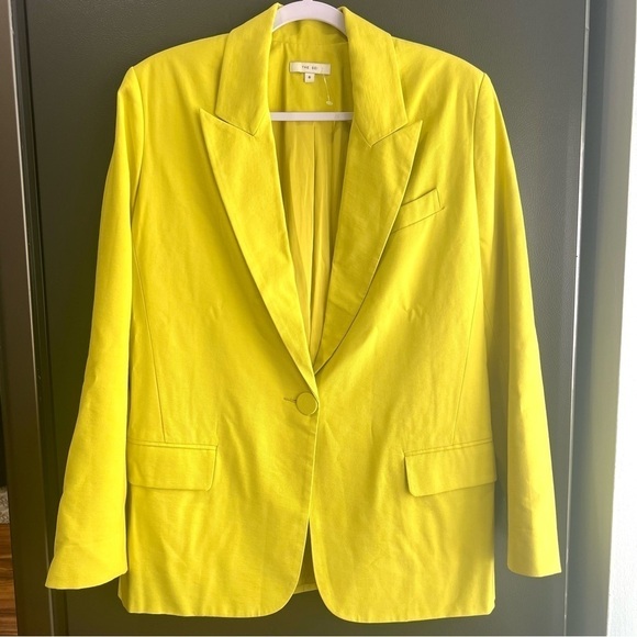 THE SEI Blazer Oversized in Neon Color Size 6 - Picture 5 of 9